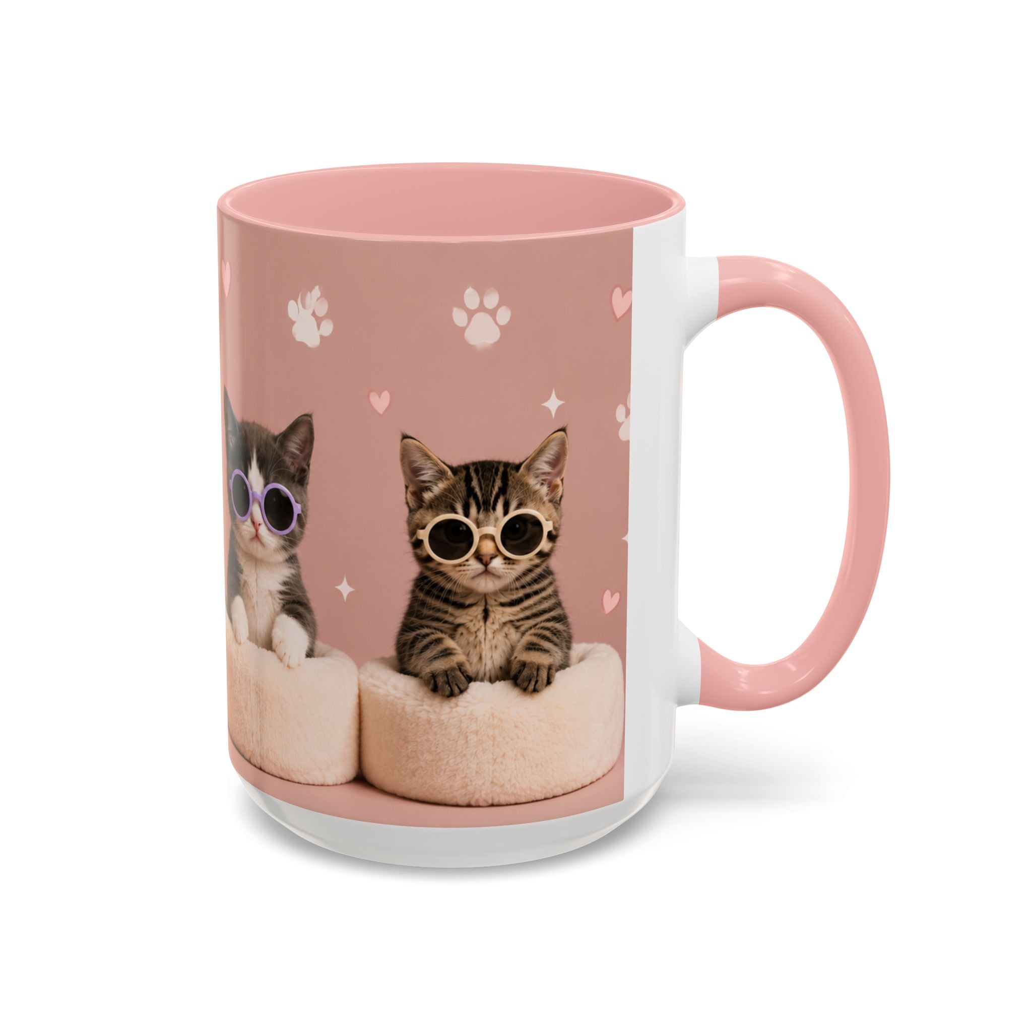 Cute Cat Lovers Coffee Mug - 11 & 15oz - Perfect Gift for Pet Owners