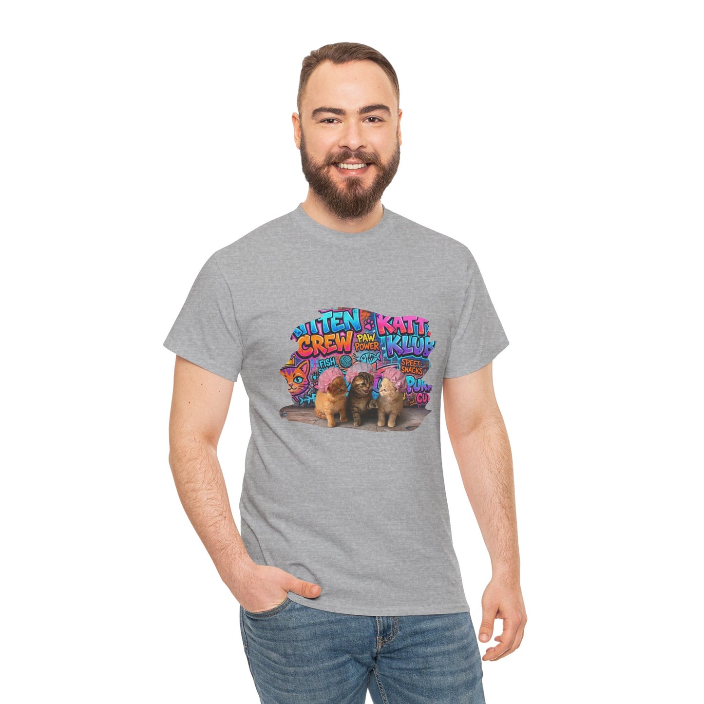 Kitten Crew Graphic Tee — Cute Kittens Cat Lover Shirt