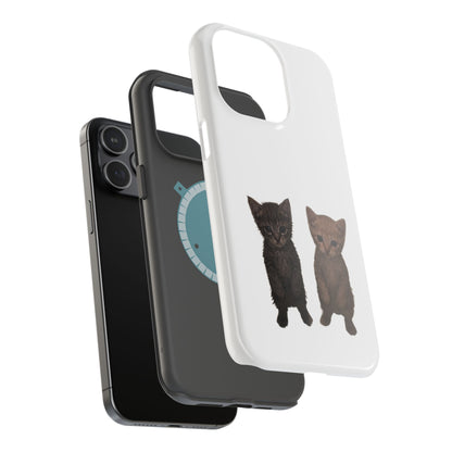 Cute Kittens Magnetic Impact-Resistant Phone Case