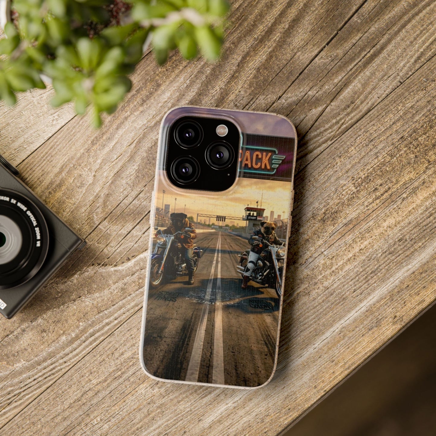 Motorcycle Road Trip Biodegradable Phone Case