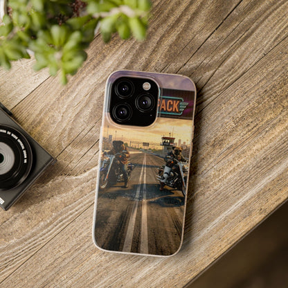 Motorcycle Road Trip Biodegradable Phone Case