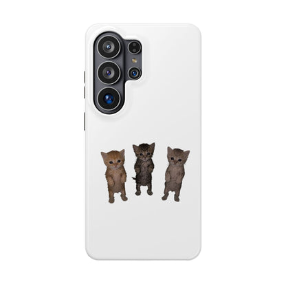 Cute Standing Kittens Magnetic Impact-Resistant Phone Case