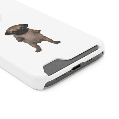 Pug Puppy Card-Holder Phone Case