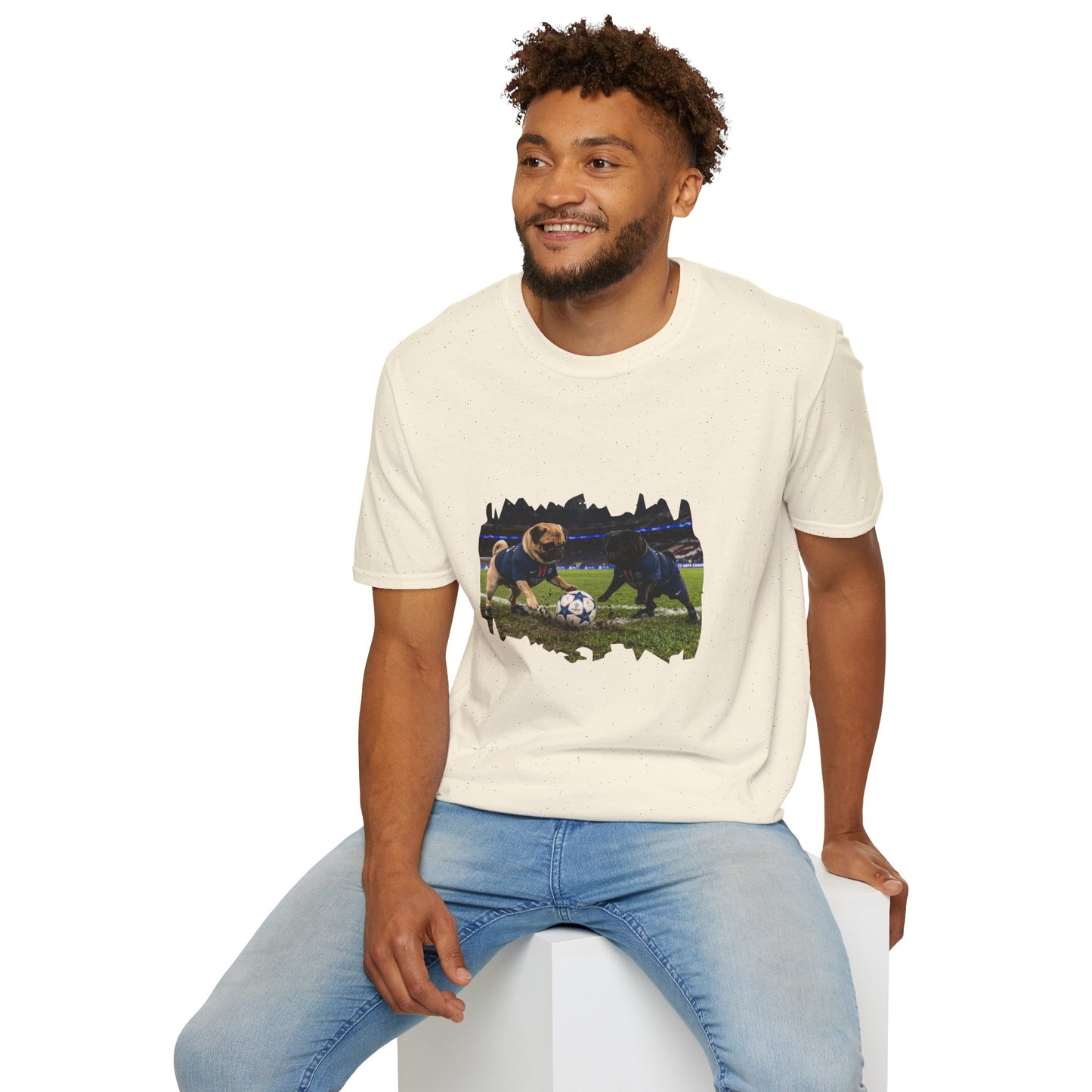 Soccer Puppies T-Shirt — Playful Puppy Soccer Match Tee