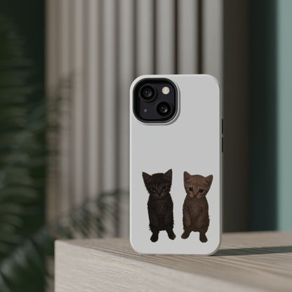 Cute Kittens Magnetic Impact-Resistant Phone Case