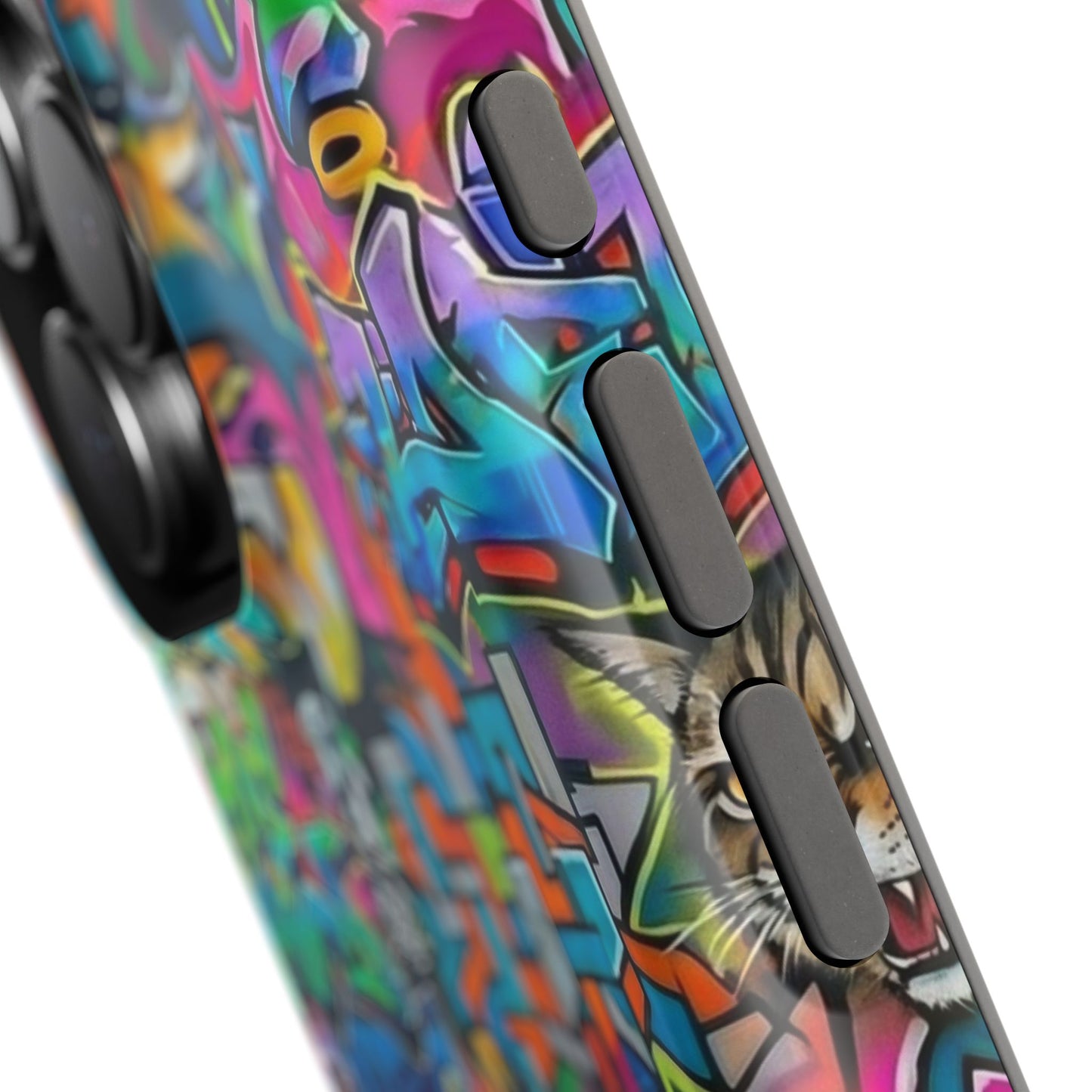 Puppy Squad Graffiti Phone Case — Impact-Resistant Protective Case