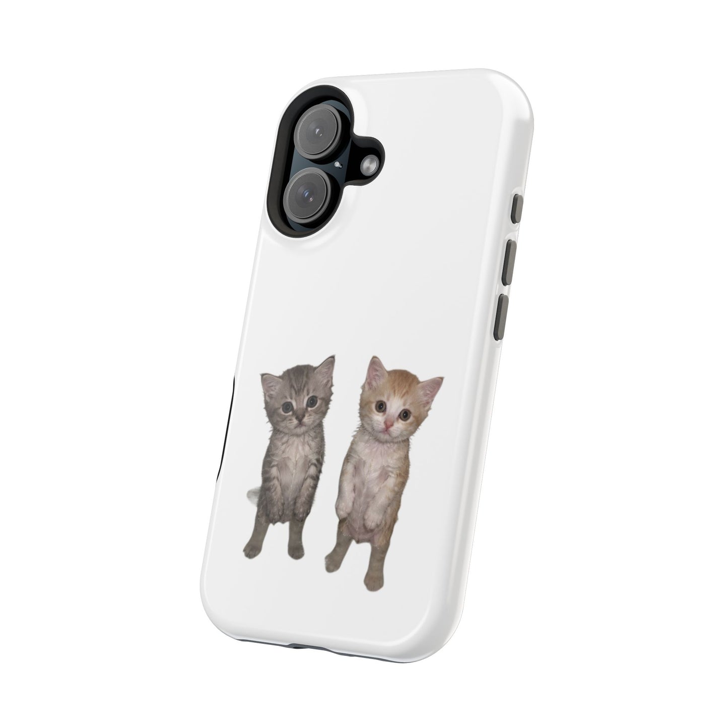 Duo Cute Kitten  Magnetic Impact-Resistant Phone Case