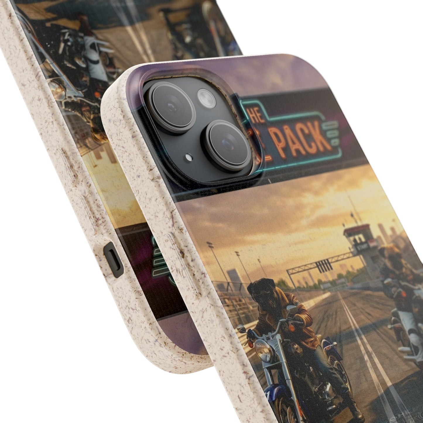 Motorcycle Road Trip Biodegradable Phone Case