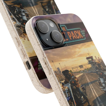 Motorcycle Road Trip Biodegradable Phone Case