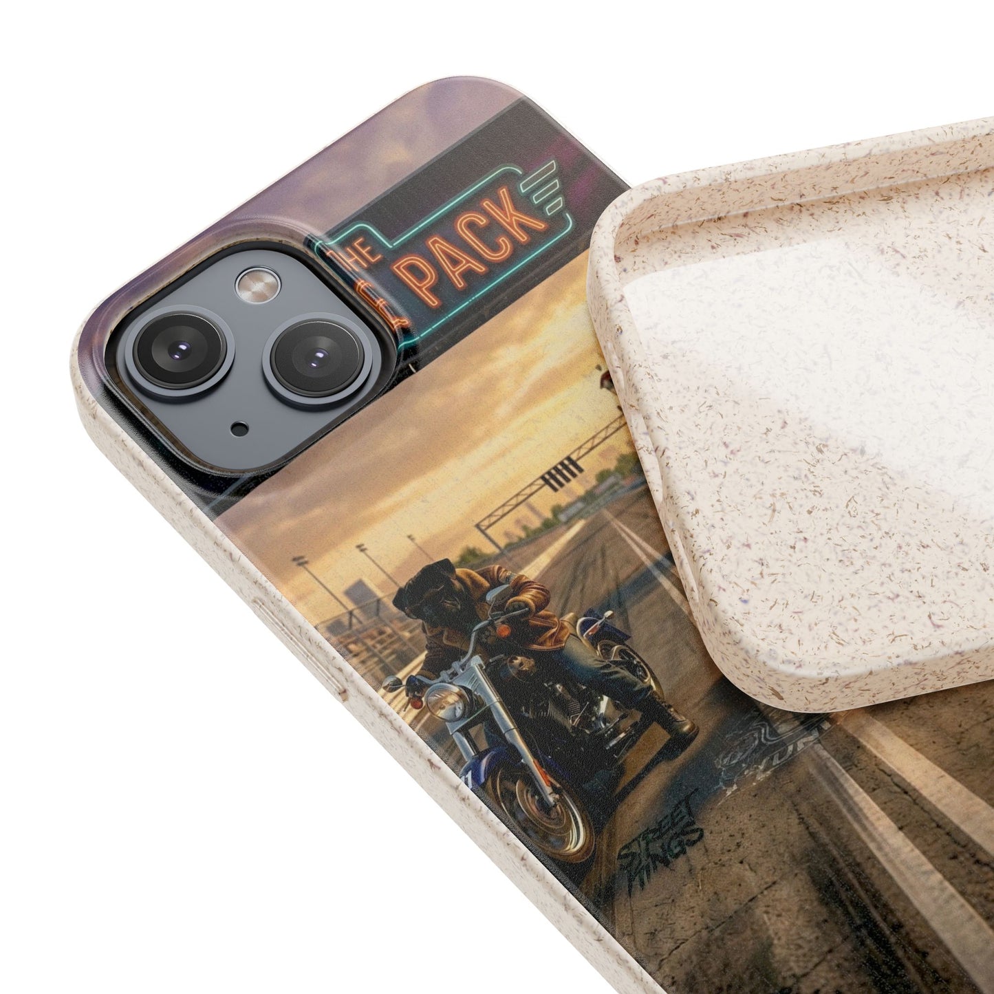 Motorcycle Road Trip Biodegradable Phone Case