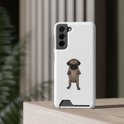 Pug Puppy Card-Holder Phone Case