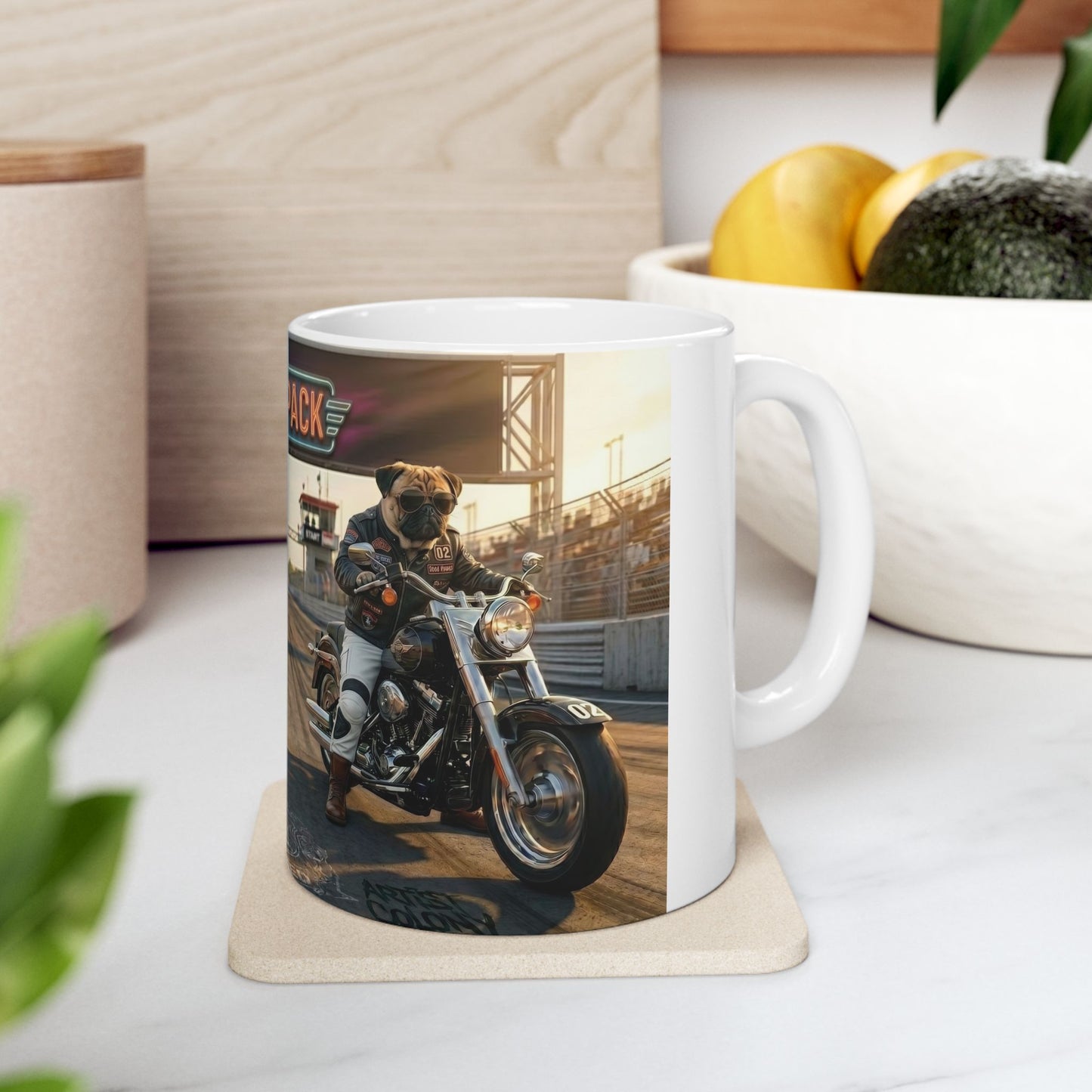 The Elite Pack Motorcycle Racing Ceramic Mug (11oz, 15oz)