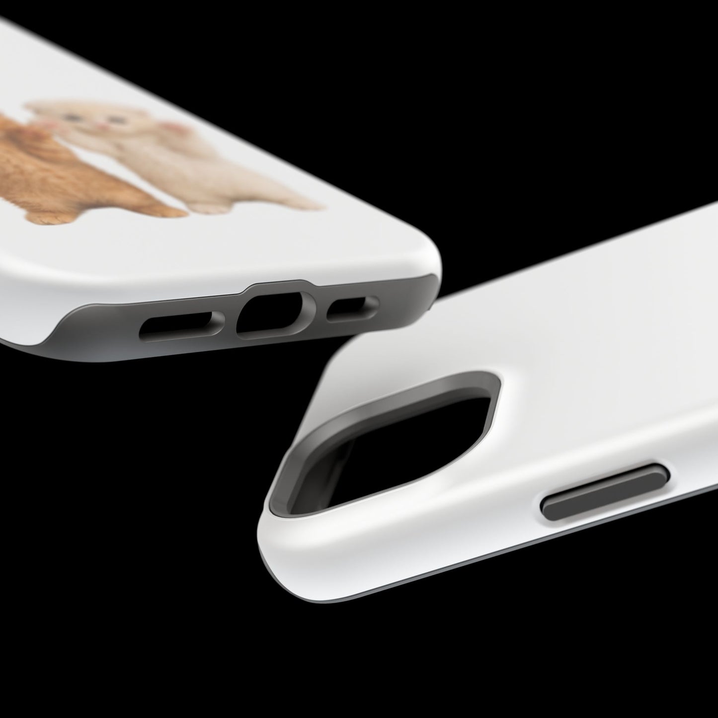 Cute Raising Paws Kittens Magnetic Impact-Resistant  Phone Case