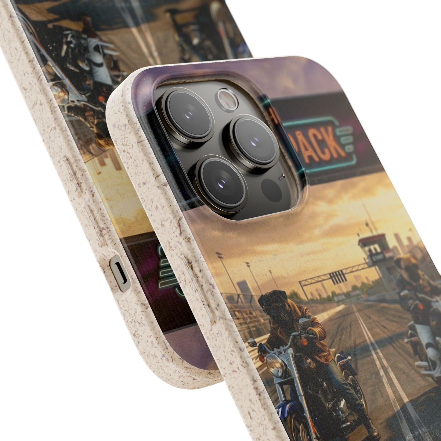 Motorcycle Road Trip Biodegradable Phone Case