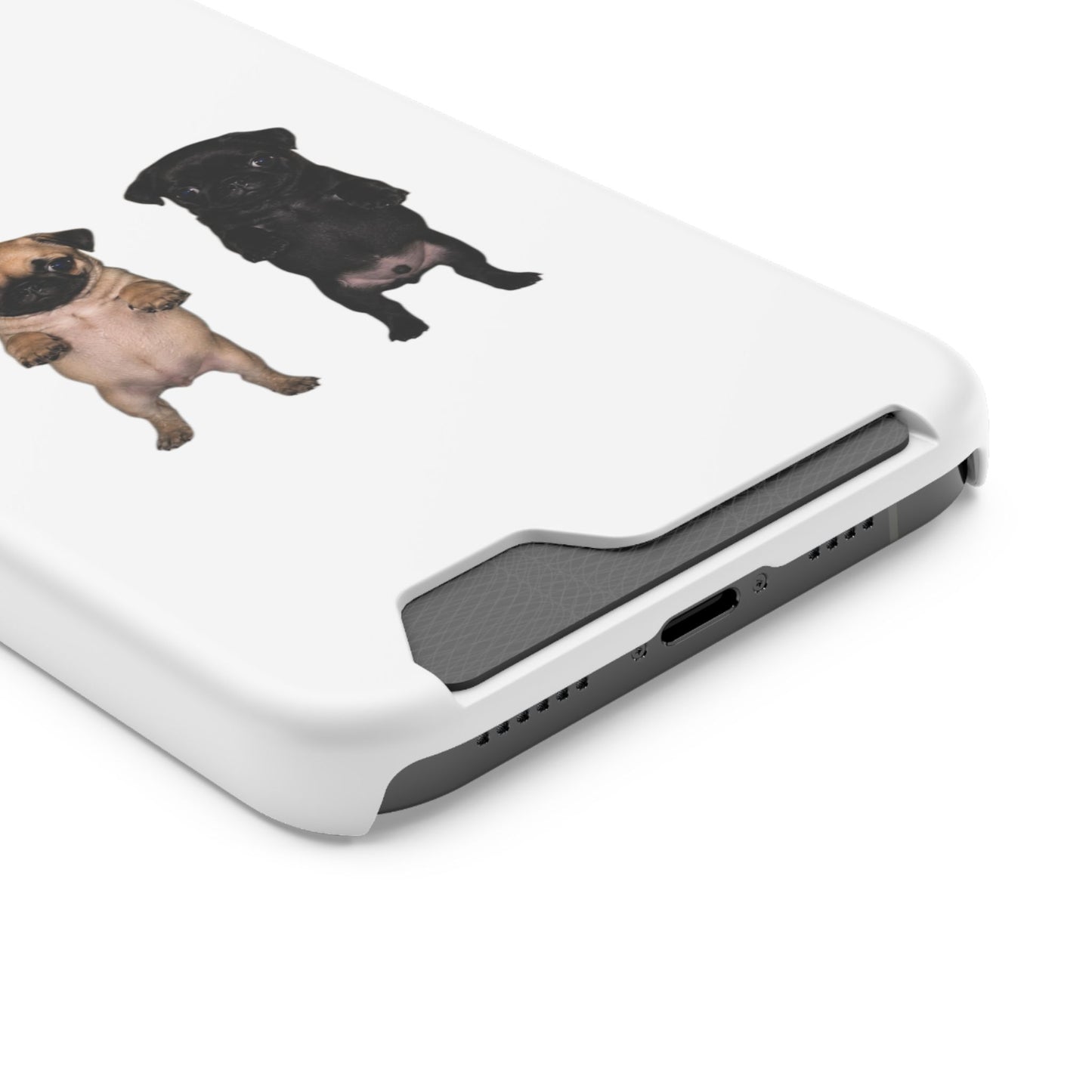 Pug Pair Card-Holder Phone Case
