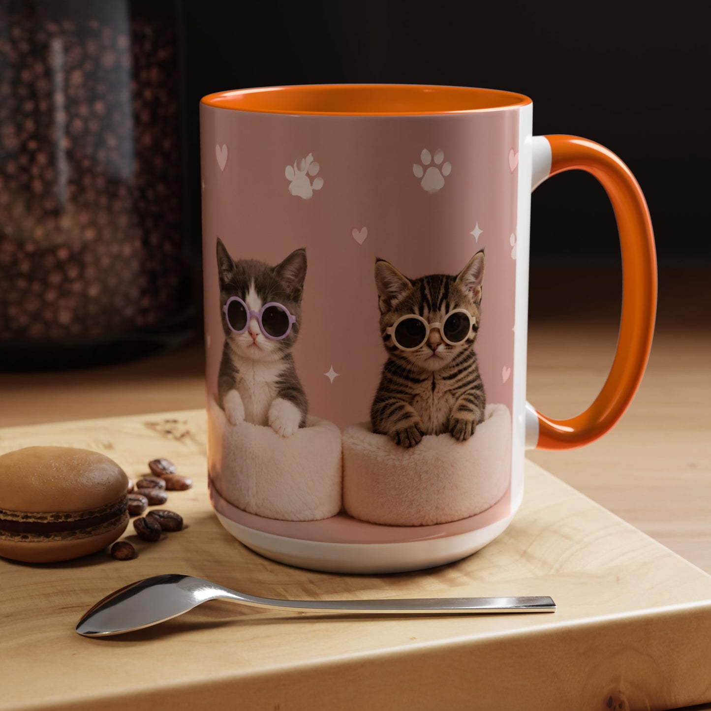 Cute Cat Lovers Coffee Mug - 11 & 15oz - Perfect Gift for Pet Owners
