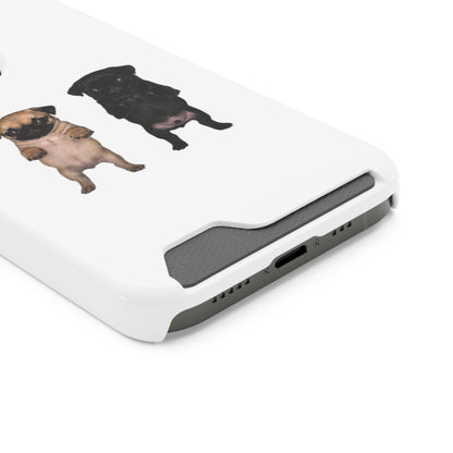 Pug Pair Card-Holder Phone Case