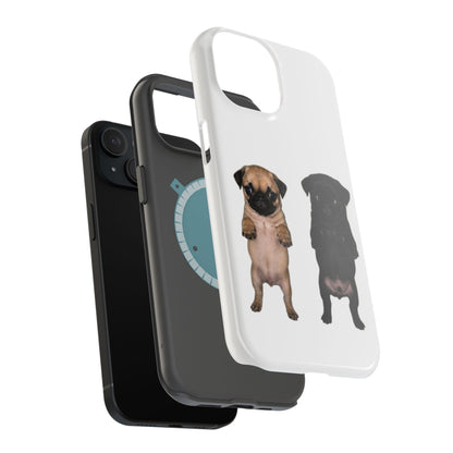 Pug Duo Magnetic Impact-Resistant Phone Case