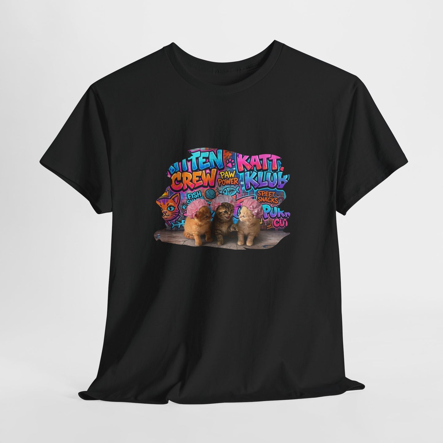 Kitten Crew Graphic Tee — Cute Kittens Cat Lover Shirt