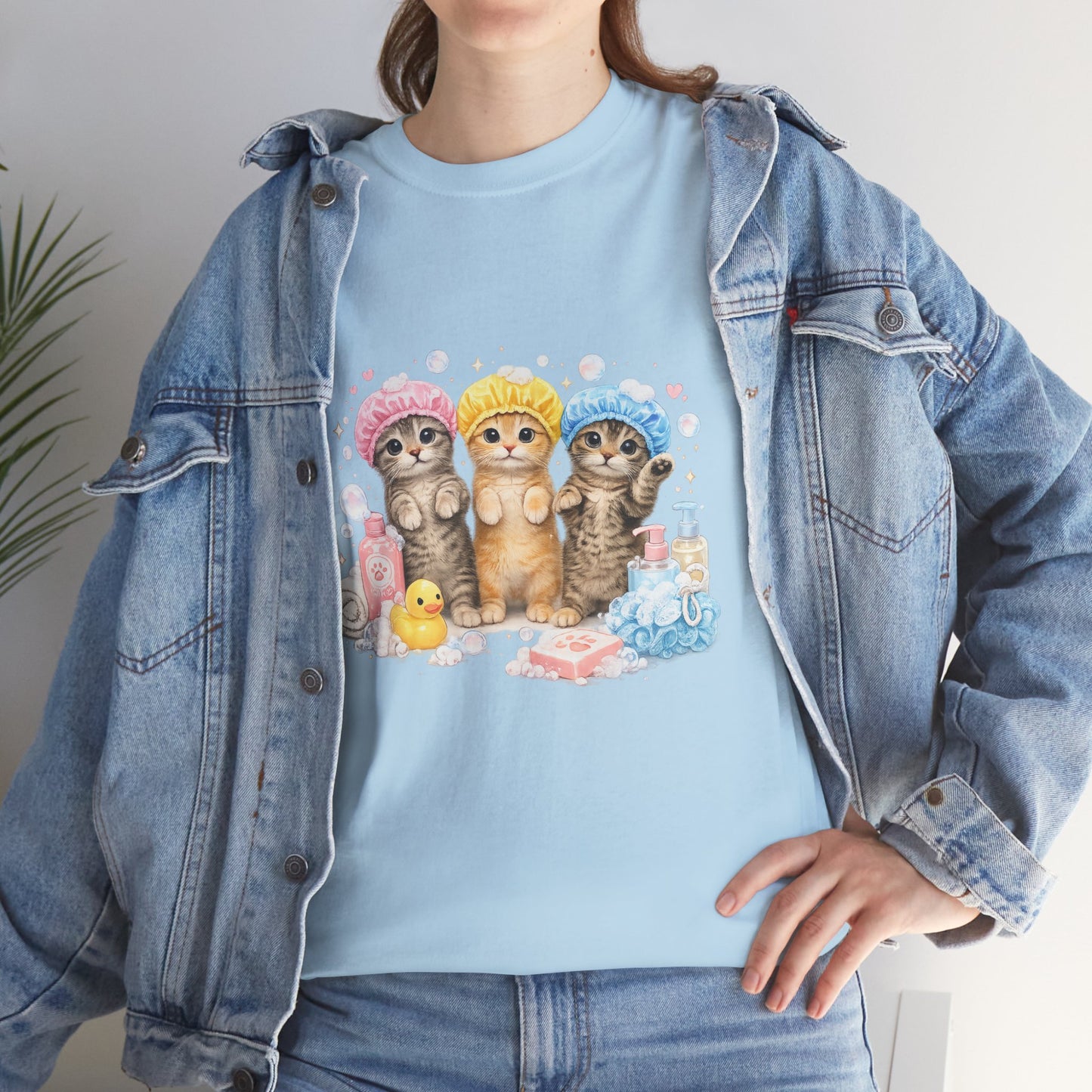 Cute Kittens Bath Time T-Shirt