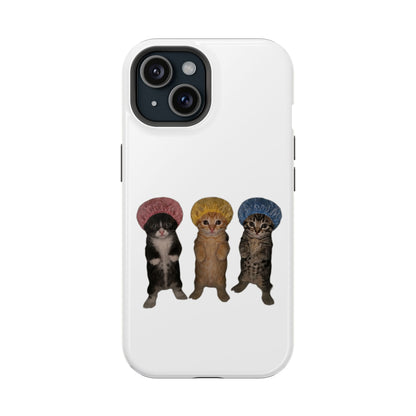 Cute Kittens in Bonnets  Magnetic Impact-Resistant Phone Case