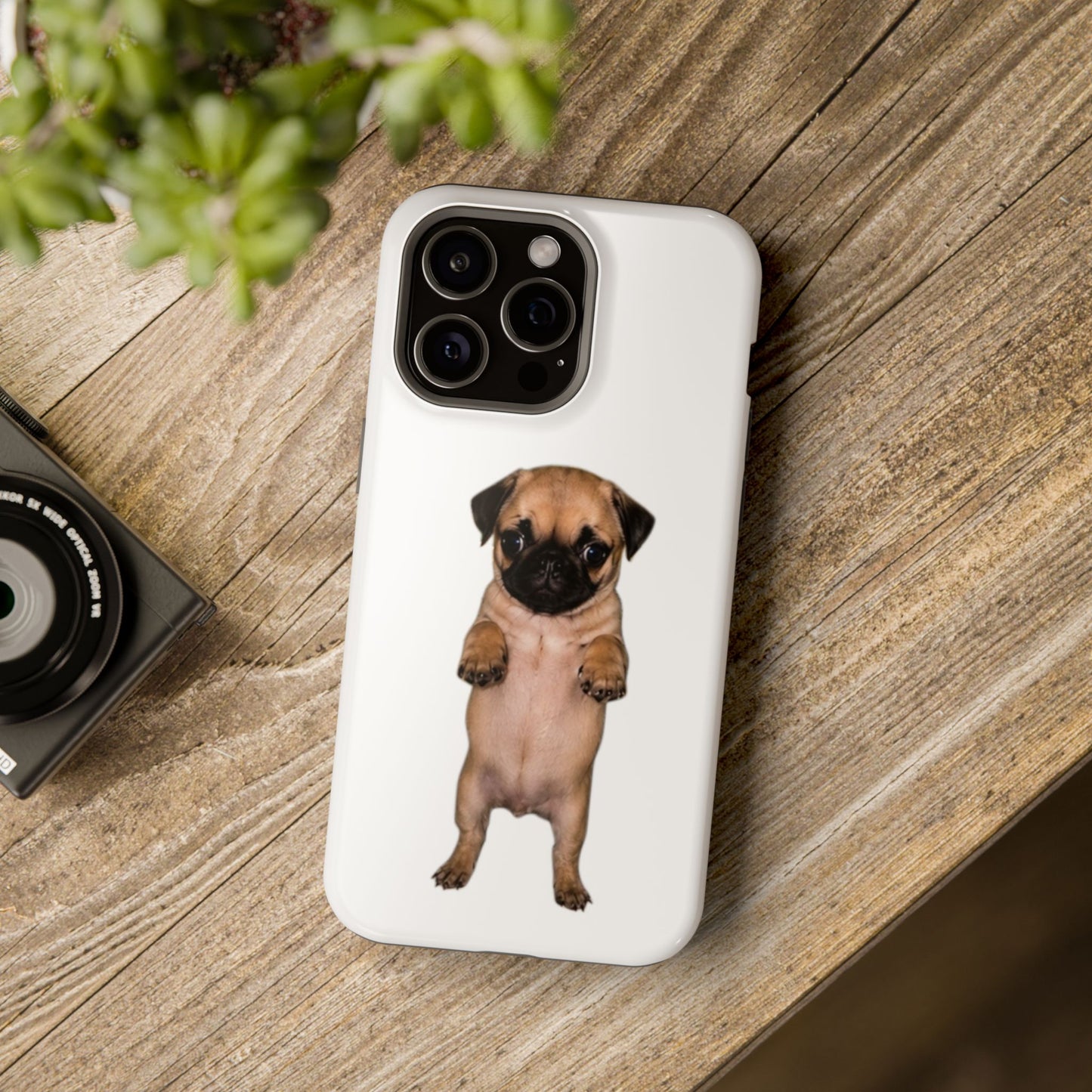 Pug Puppy Magnetic Impact-Resistant Phone Case