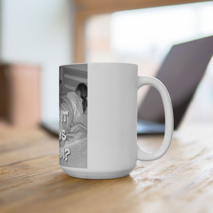 Why Is It Always At 2 AM? Cat Coffee Mug Funny Nighttime Pet Lover Gift