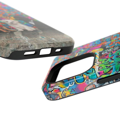 Puppy Squad Graffiti Phone Case — Impact-Resistant Protective Case