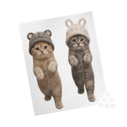 Cute Kittens in Hats Jigsaw Puzzle