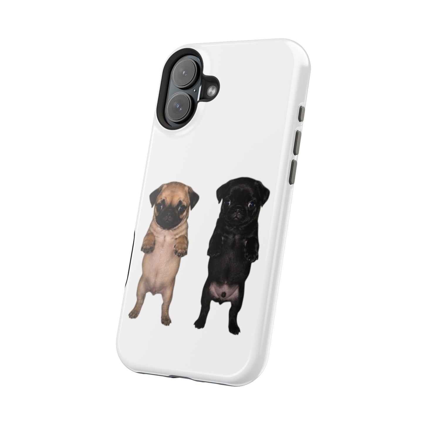Pug Duo Magnetic Impact-Resistant Phone Case