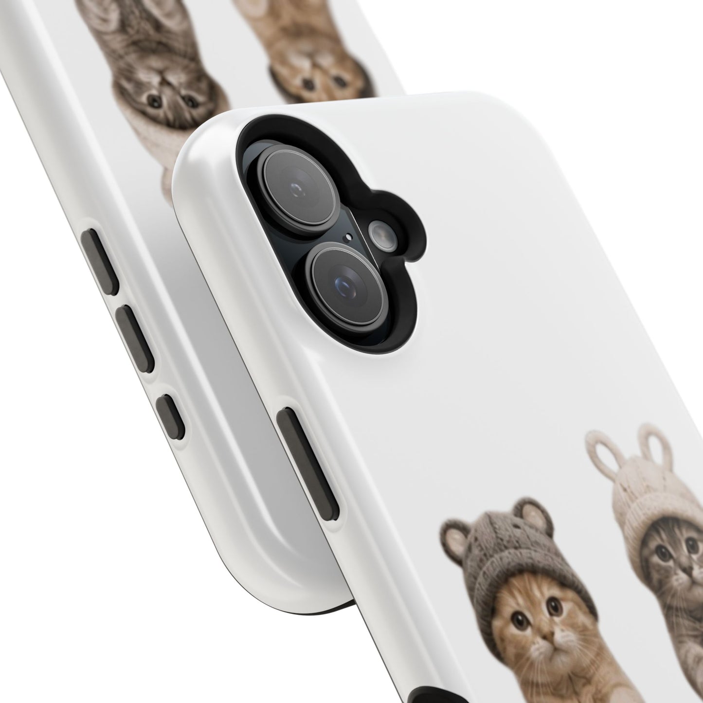 Cute Kittens in Hats Magnetic Impact Phone Case