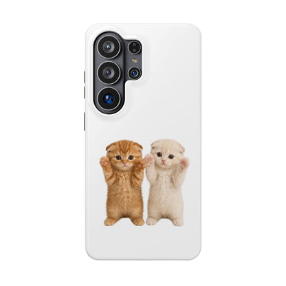 Cute Raising Paws Kittens Magnetic Impact-Resistant  Phone Case