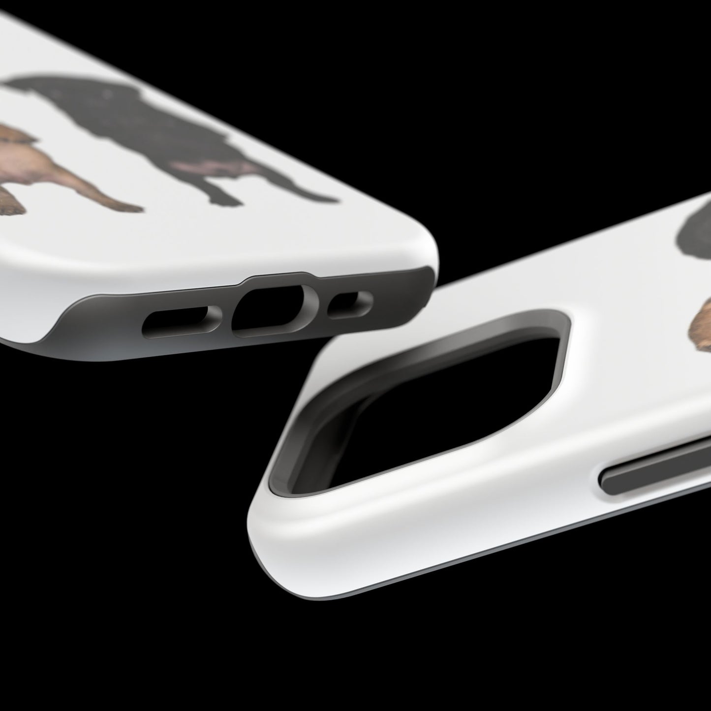 Pug Duo Magnetic Impact-Resistant Phone Case