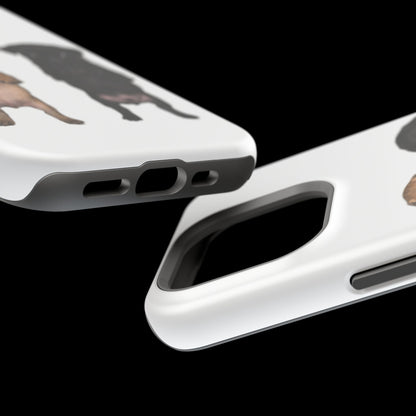 Pug Duo Magnetic Impact-Resistant Phone Case