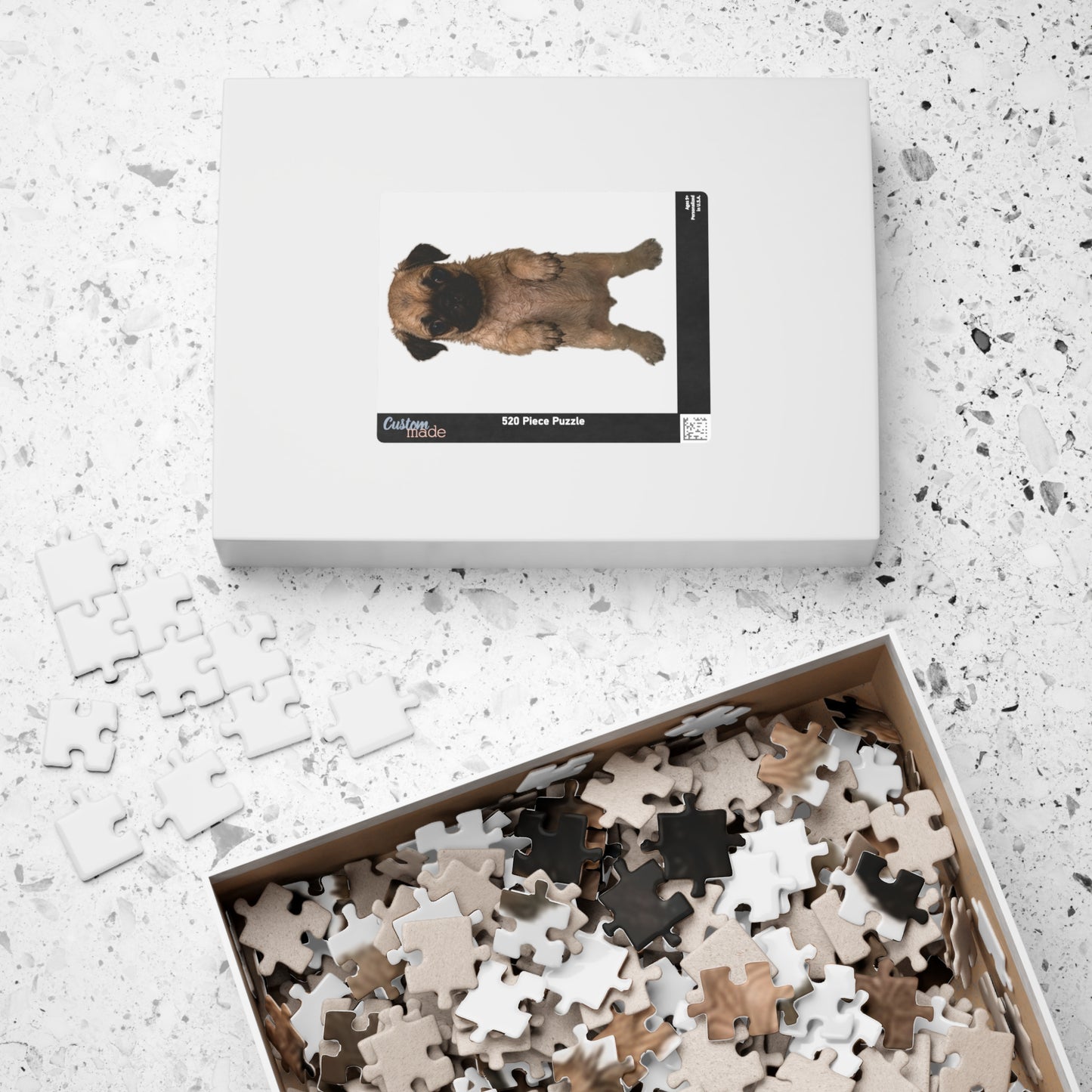 Cute Standing Pug  Puppy  Puzzle