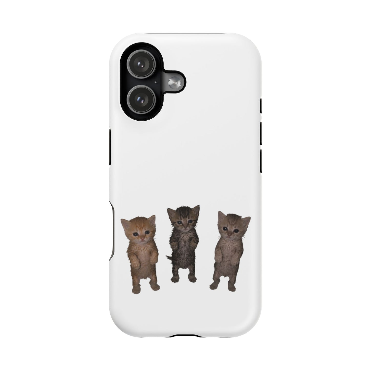 Cute Trio Kittens  Magnetic Impact-Resistant Phone Case