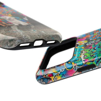 Puppy Squad Graffiti Phone Case — Impact-Resistant Protective Case
