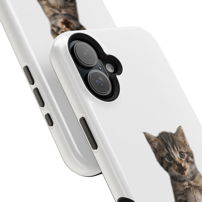 Cute Standing Kitten Magnetic Impact-Resistant Phone Case