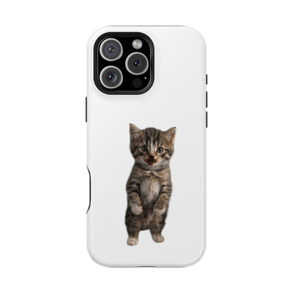 Cute Standing Kitten Magnetic Impact-Resistant Phone Case