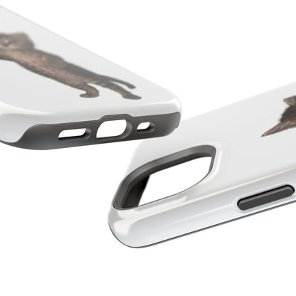 Cute Standing Kitten Magnetic Phone Case