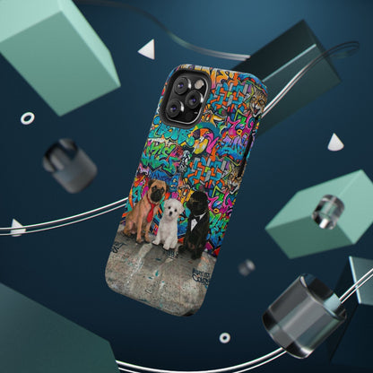 Puppy Squad Graffiti Phone Case — Impact-Resistant Protective Case