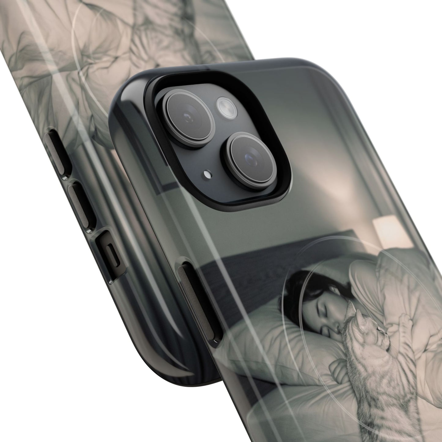 Phone Case ‘Trust Everything You See’ Surreal Sleep Graphic Tough Magnetic Case