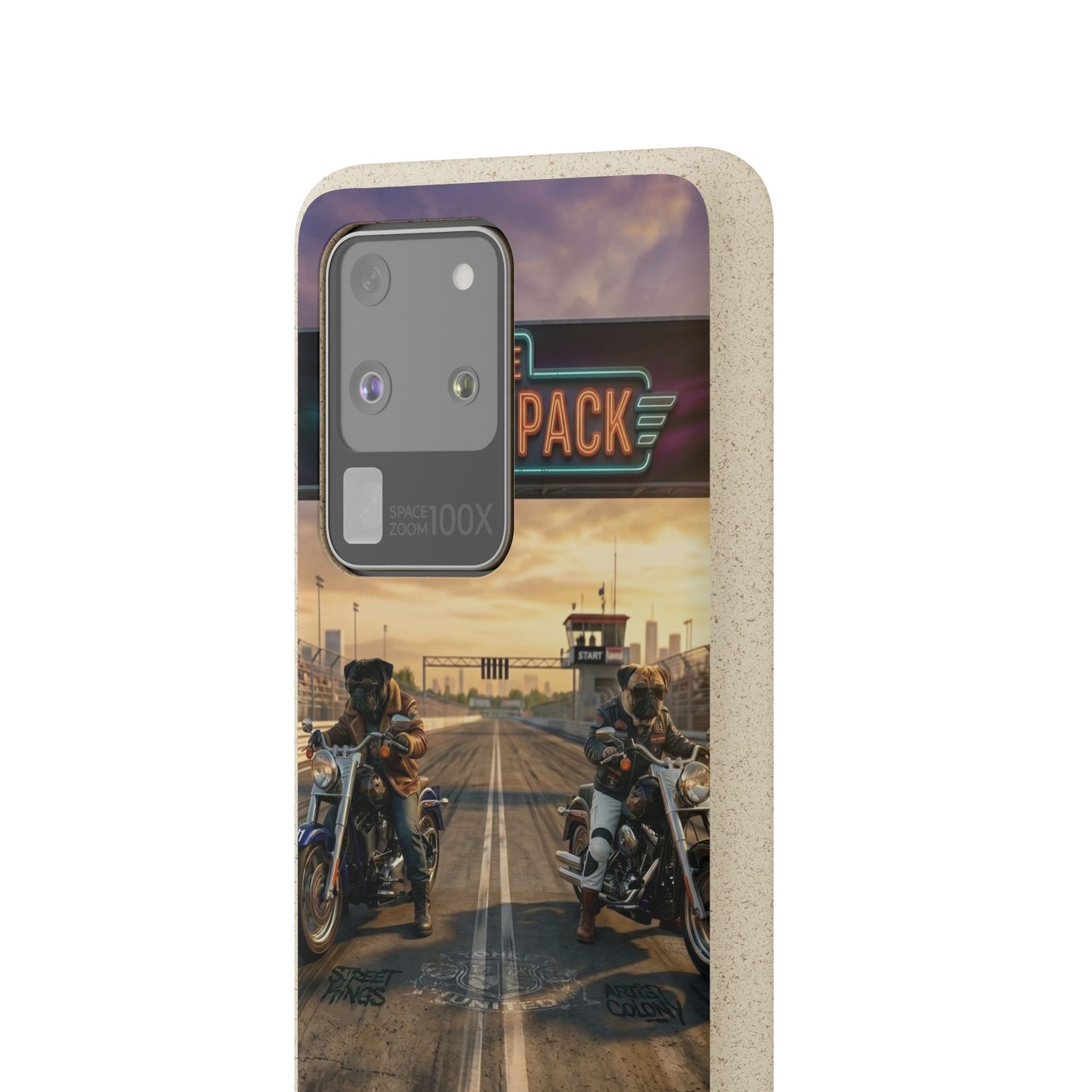 Motorcycle Road Trip Biodegradable Phone Case