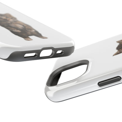 Cute Standing Kitten Magnetic Impact-Resistant Phone Case