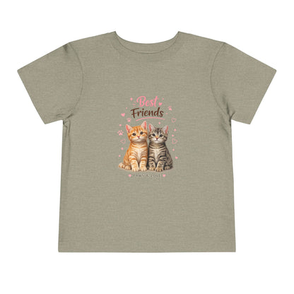 Best Friends Kitten Toddler Tee — Paws & Love Cute Cat Shirt