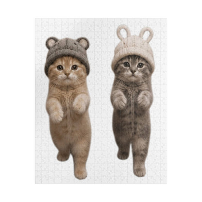 Cute Kittens in Hats Jigsaw Puzzle