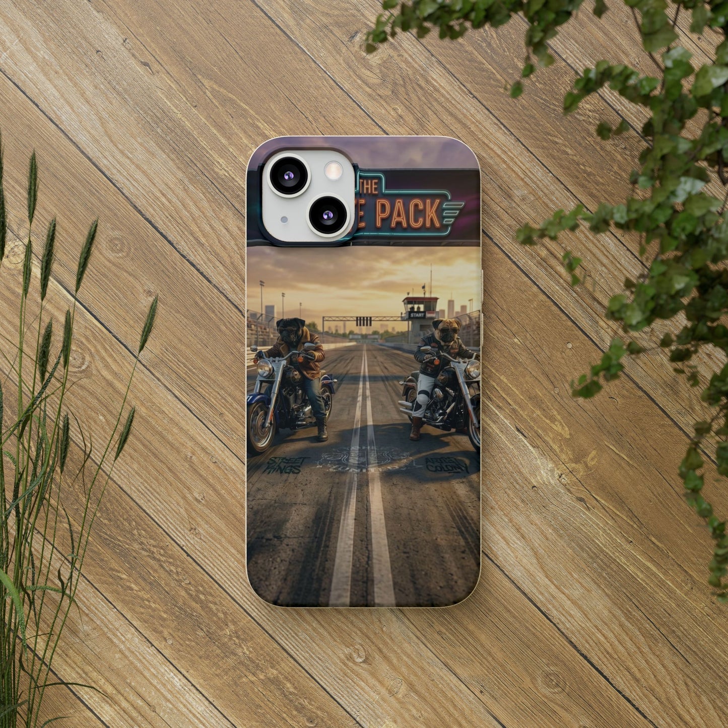 Motorcycle Road Trip Biodegradable Phone Case