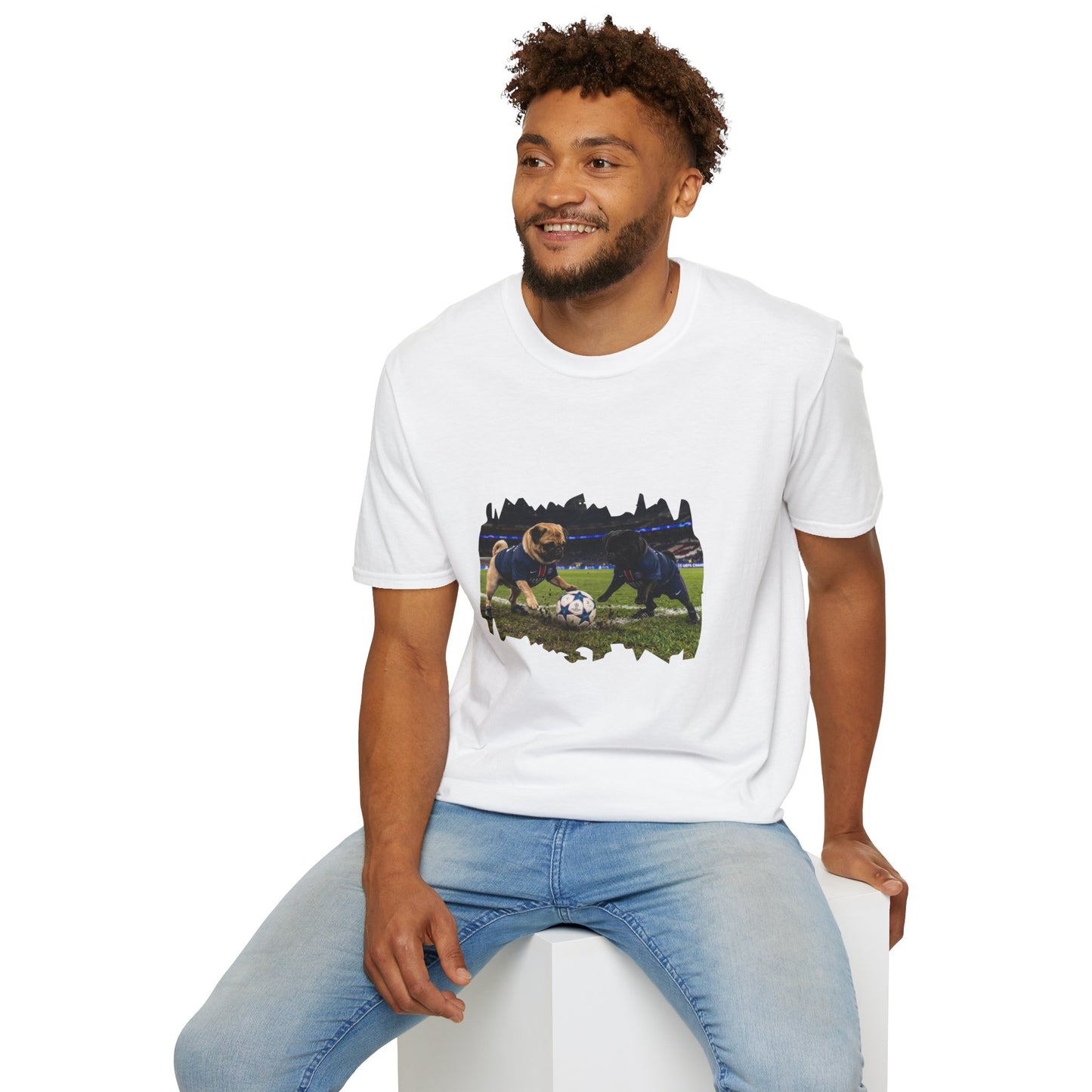 Soccer Puppies T-Shirt — Playful Puppy Soccer Match Tee