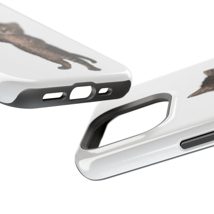 Cute Standing Kitten Magnetic Phone Case