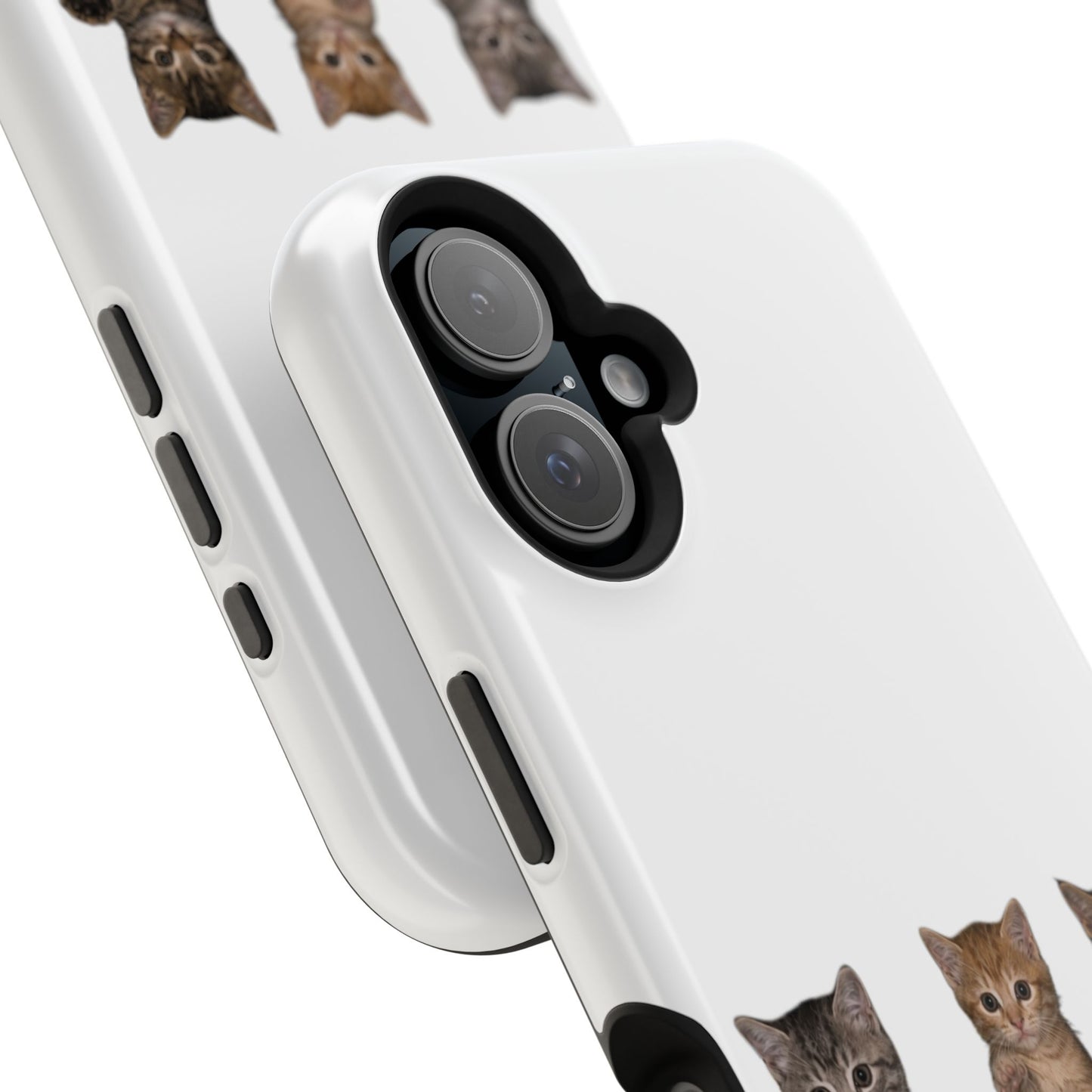 Cute Standing Trio Kittens Dancing Magnetic Impact-Resistant Phone Case